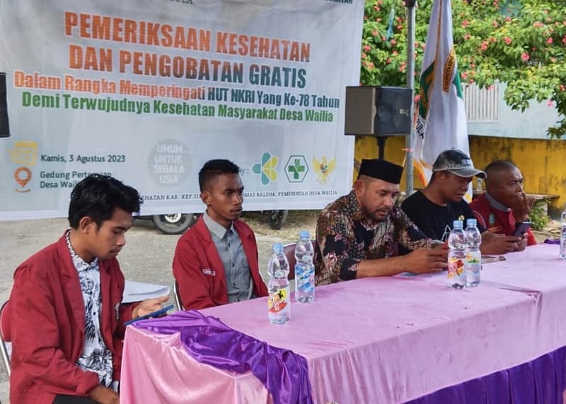 Jelang HUT Kemerdekaan RI Ke- 78, PC IMM Sula Buat Pengobatan Gratis Untuk Warga