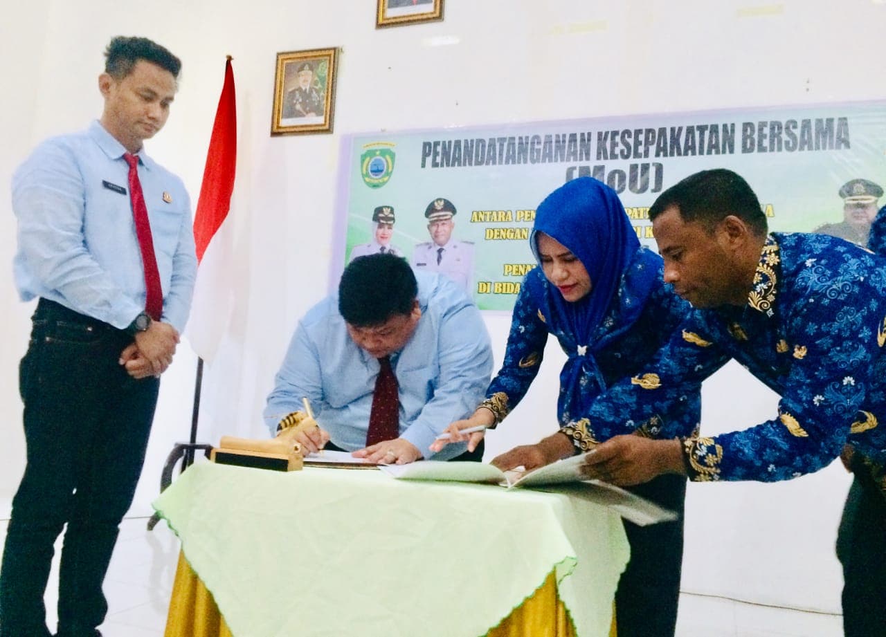 MoU Dengan Jaksa, Bupati Fifian: Seluruh Pimpinan OPD Wajib Paham Petunjuk Teknis