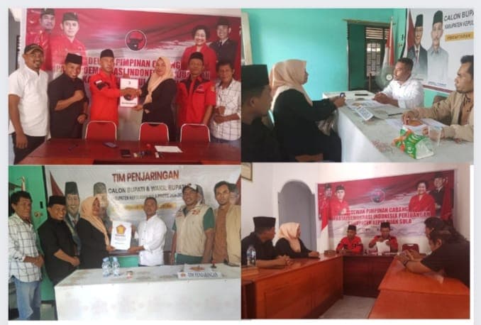 Serius Maju Calon Bupati Sula, Marlina Buamona Datangi 2 Sekretariat Parpol