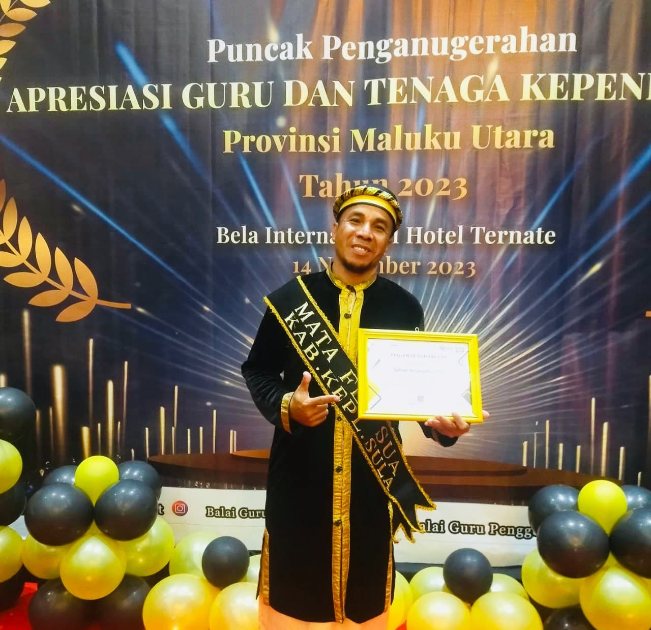 Perdana Tampil, SD Negeri Ona Di Kepsul Langsung Raih Juara III Se Maluku Utara